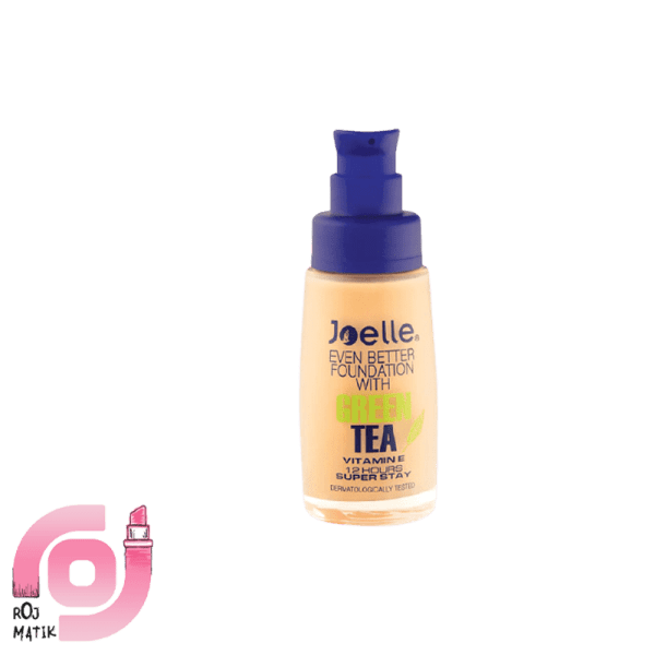 joelle foundation with green tea