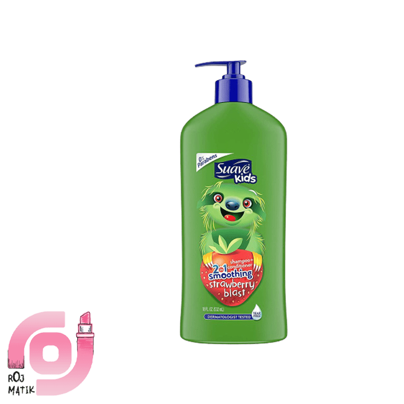 suave kids 2in1 smoothing strawberry blast