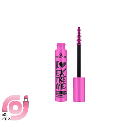 ریمل اسنس صورتی حجمدهنده essense i like extreme crazy volume mascara